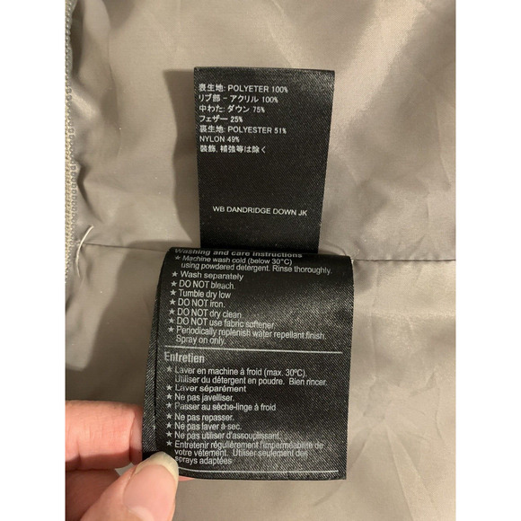 Burton Mens Winter Jacket XL Black Insulated Down Puffer Pockets Zipper Snaps - Picture 16 of 16